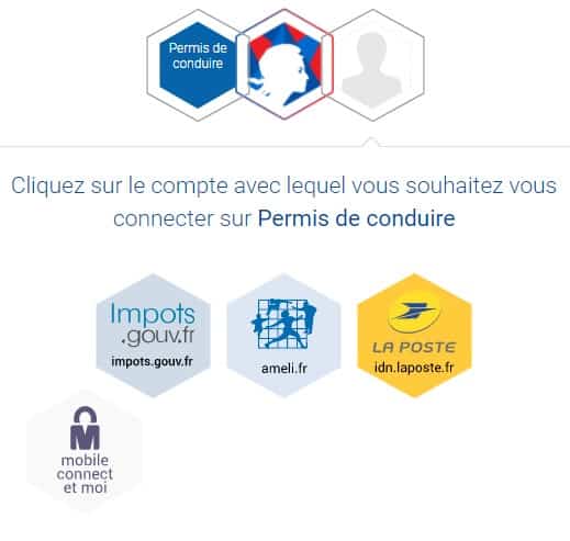 Consulter les points du permis via FranceConnect