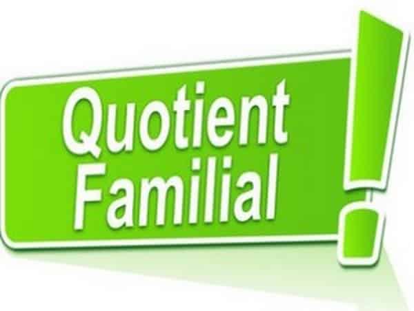Le calcul du quotient familial