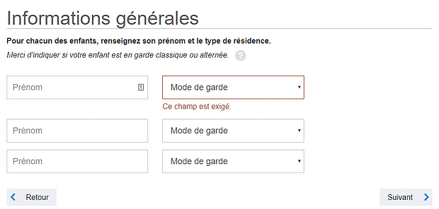 pension alimentaire calcul