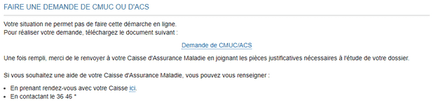 Comment demander cmu en ligne