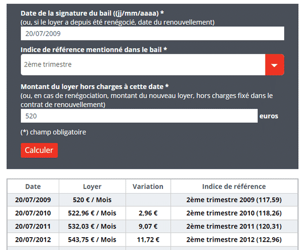 estimation loyer en ligne