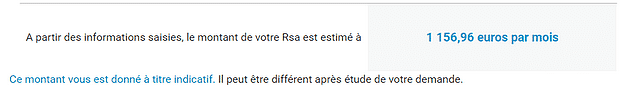 rsa estimation caf