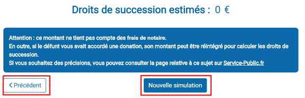 estimation droit de succession