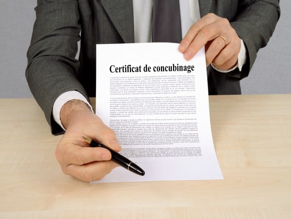 Certificat de concubinage notoire