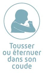 tousser éternuer coude
