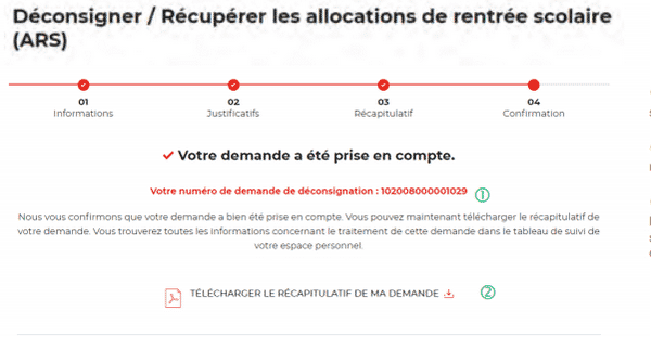 allocation rentrée scolaire placée