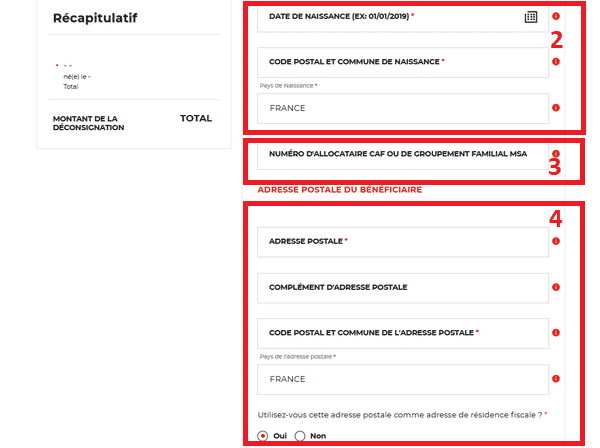 tuto demande ligne récupération ars