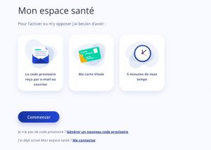 Créer mon espace sante