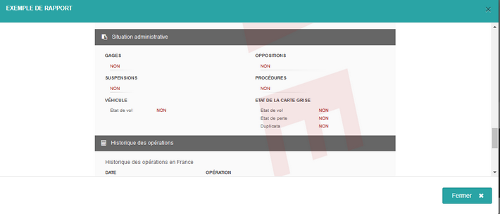 Histovec certificat de non gage