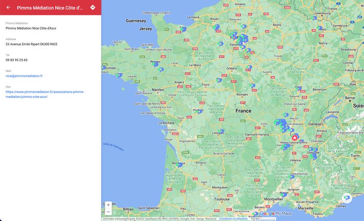 contact pimms médiation