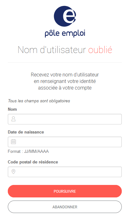 récupérer votre identifiant Pôle emploi