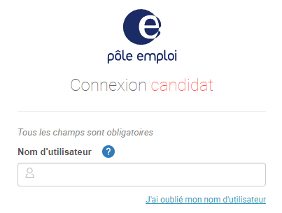 pole emploi mot de passe oublié
