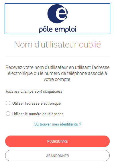Comment retrouver son identifiant Pôle Emploi ?