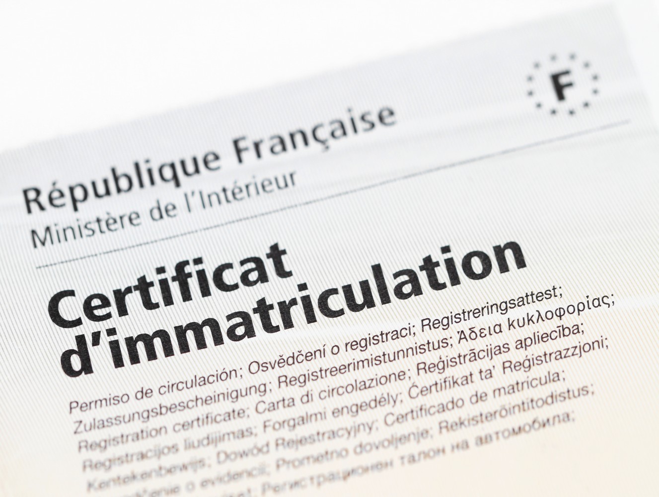 coût carte grise