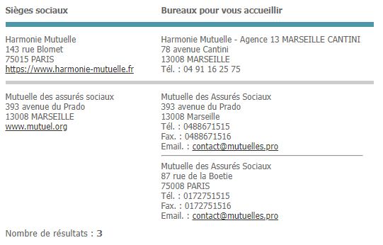 liste complémentaire santé solidaire