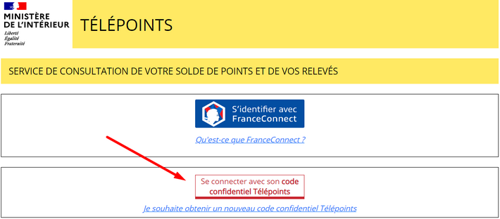 Permis de conduire nombre de points