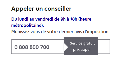numéro de téléphone anah