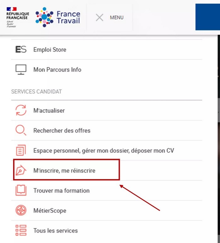 France Travail inscription