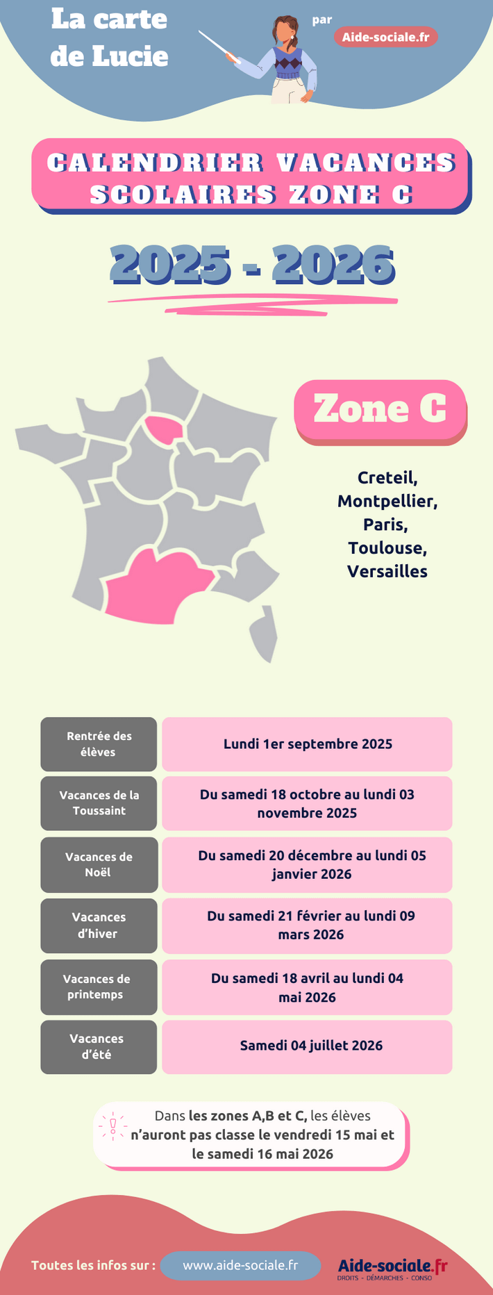 Vacances scolaires Montpellier