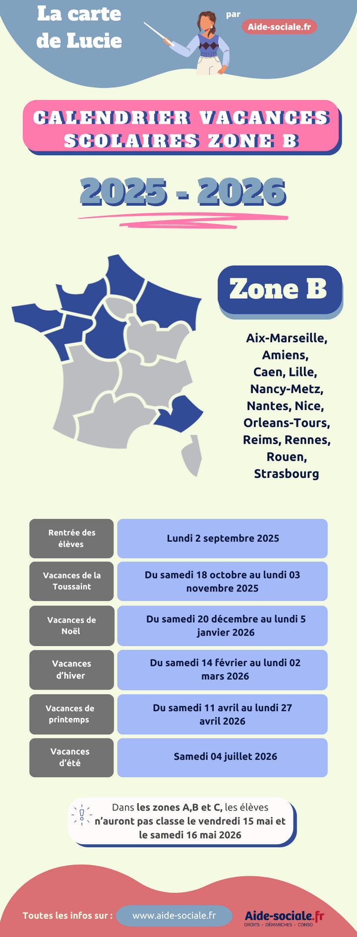vacances scolaires nantes