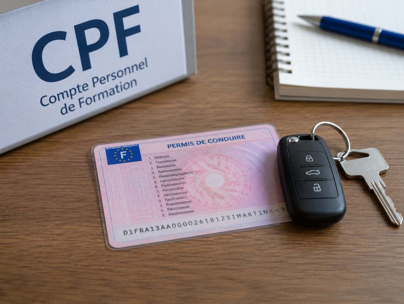 compte cpf permis