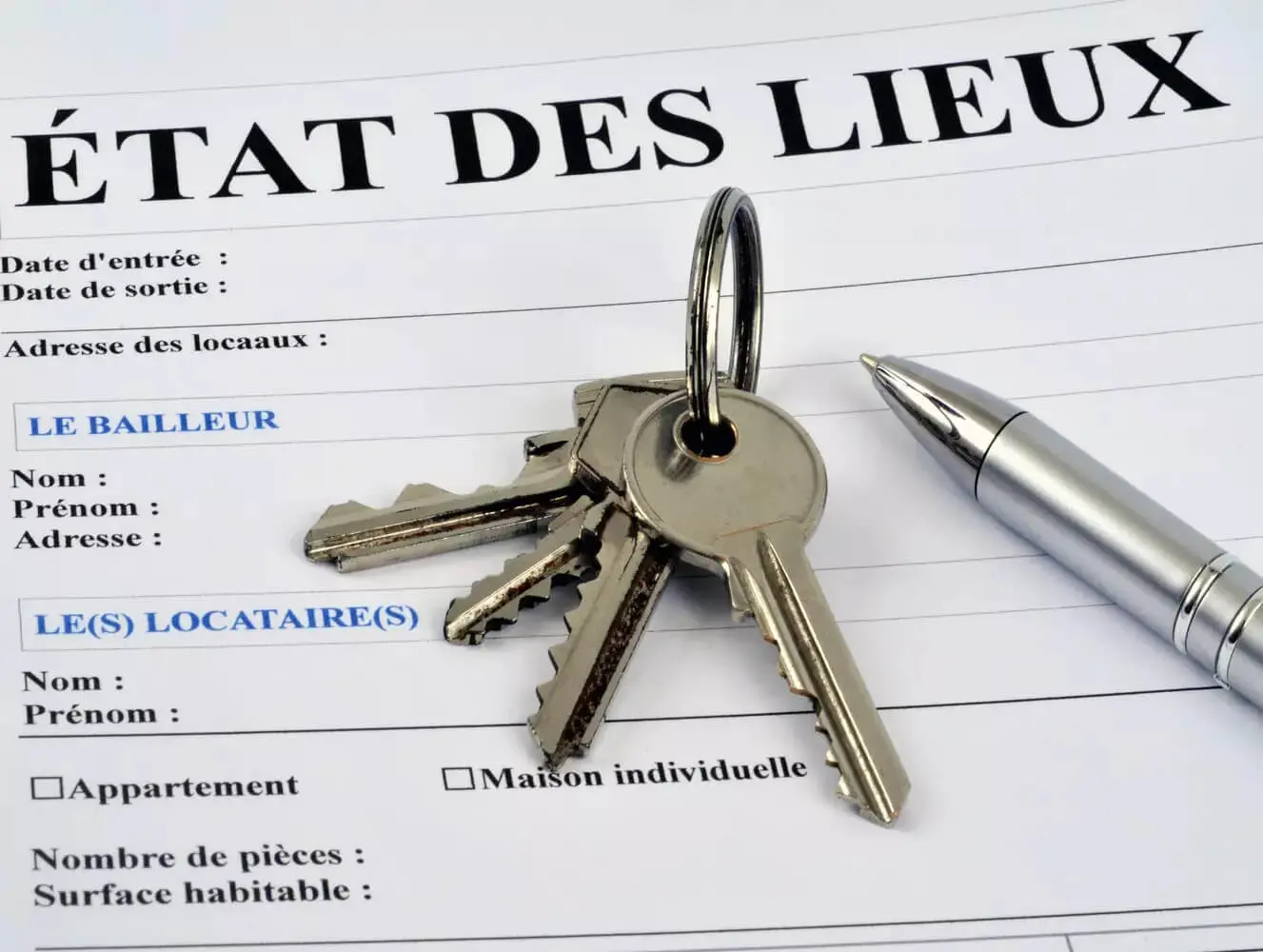 Restitution caution logement