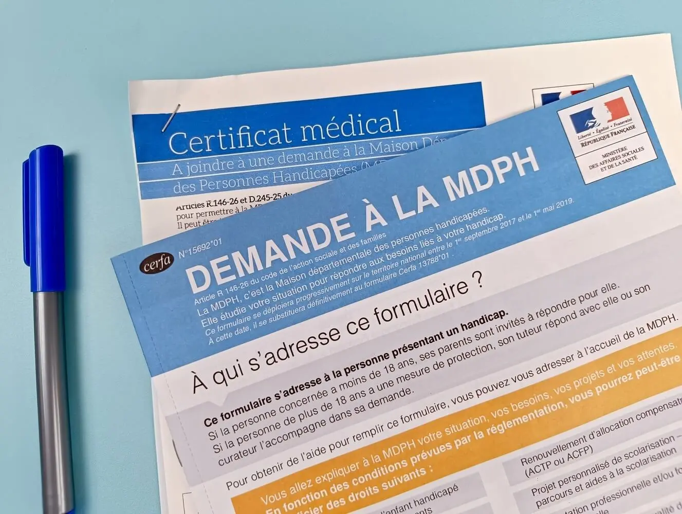 Formulaire MDPH à télécharger